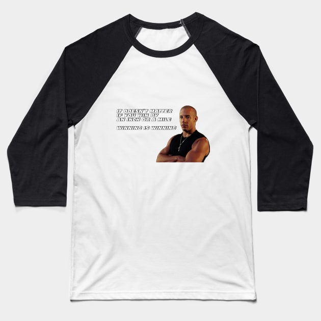 Vin Diesel Baseball T-Shirt by Techno4War